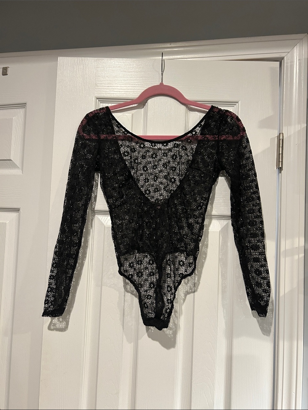 Victoria’s Secret XS Black Lace Body Suit NWT